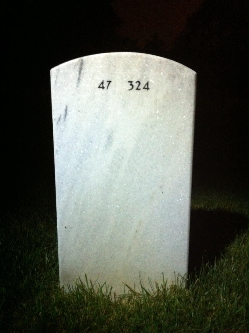 Back of headstone — Robert Bernstein