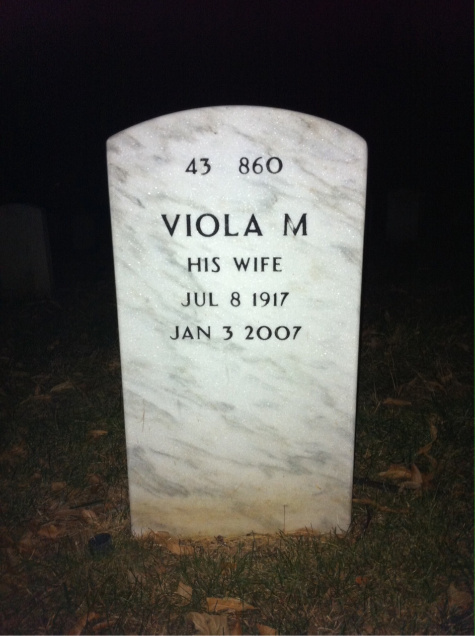Back of headstone — Paul Mudge