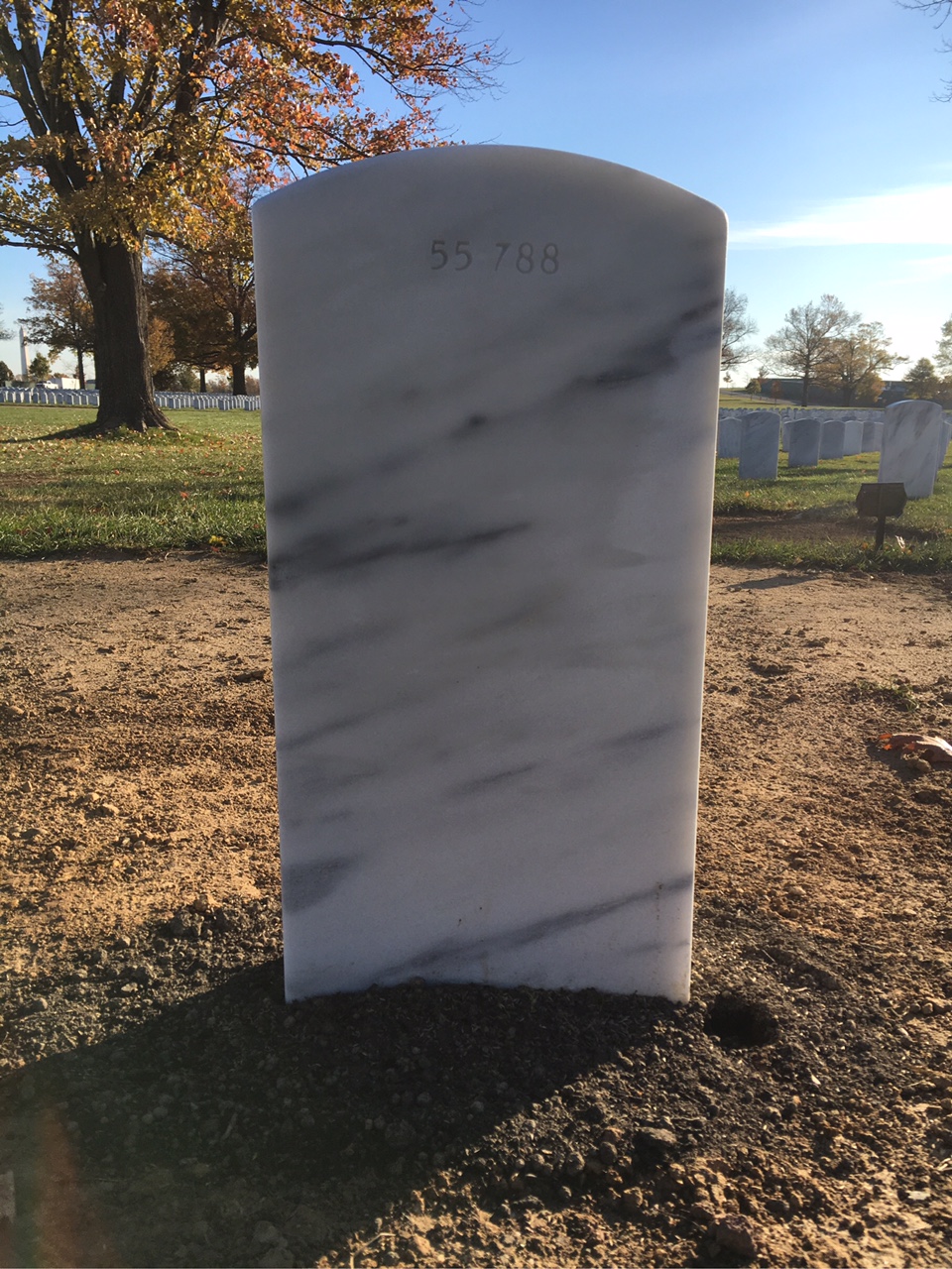 Back of headstone — Richard Alley