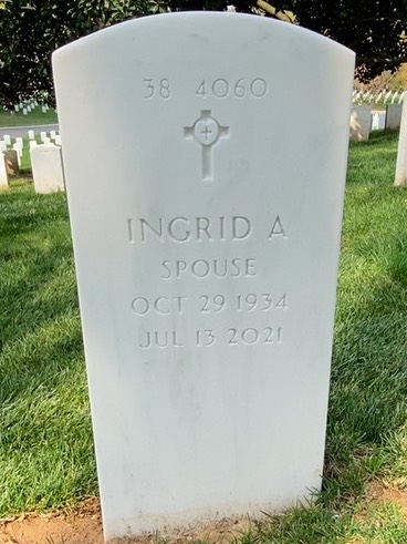 Back of headstone — John Rowland