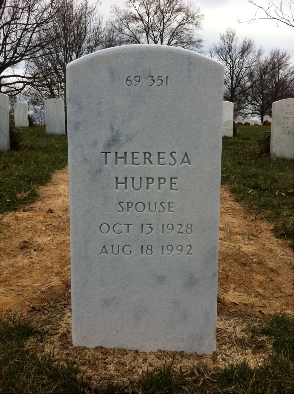 Back of headstone — Edward Baines