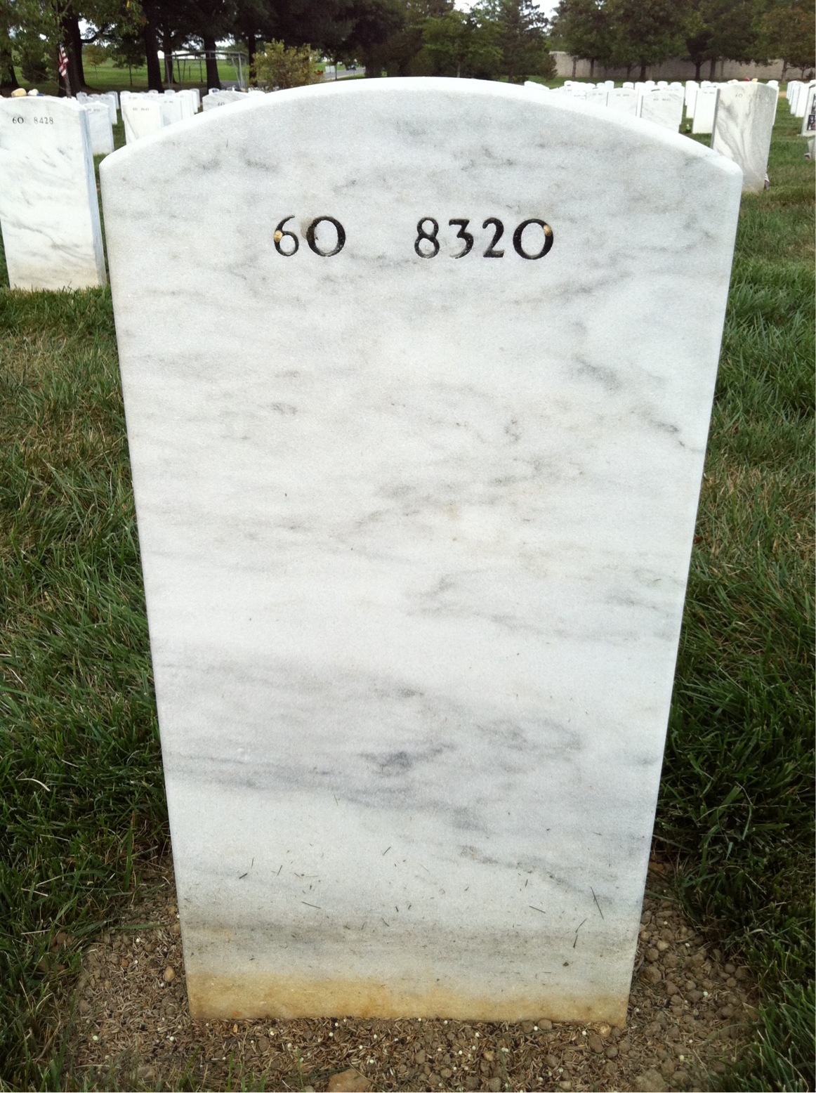 Back of headstone — Bryan Willard