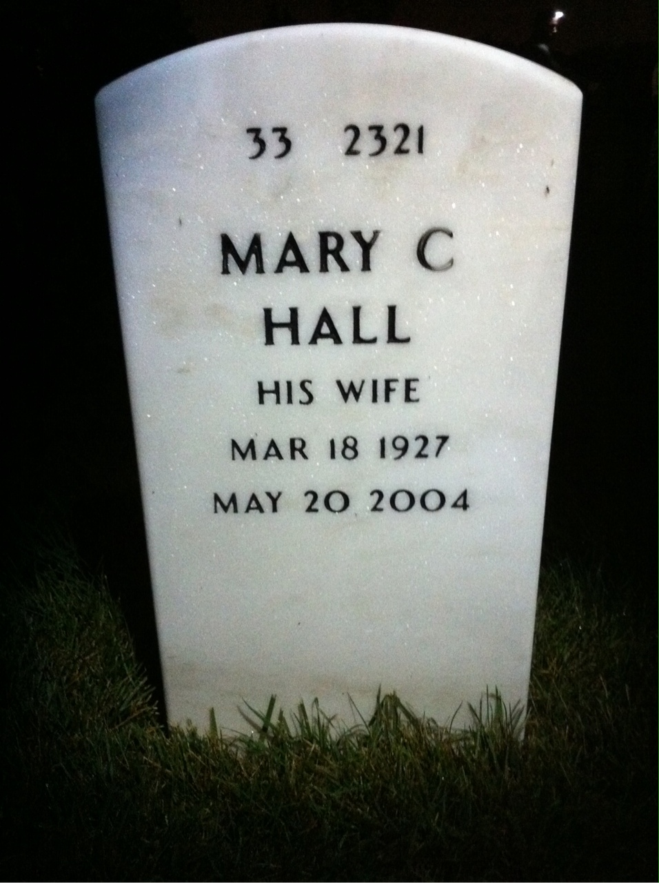 Back of headstone — James Faulk