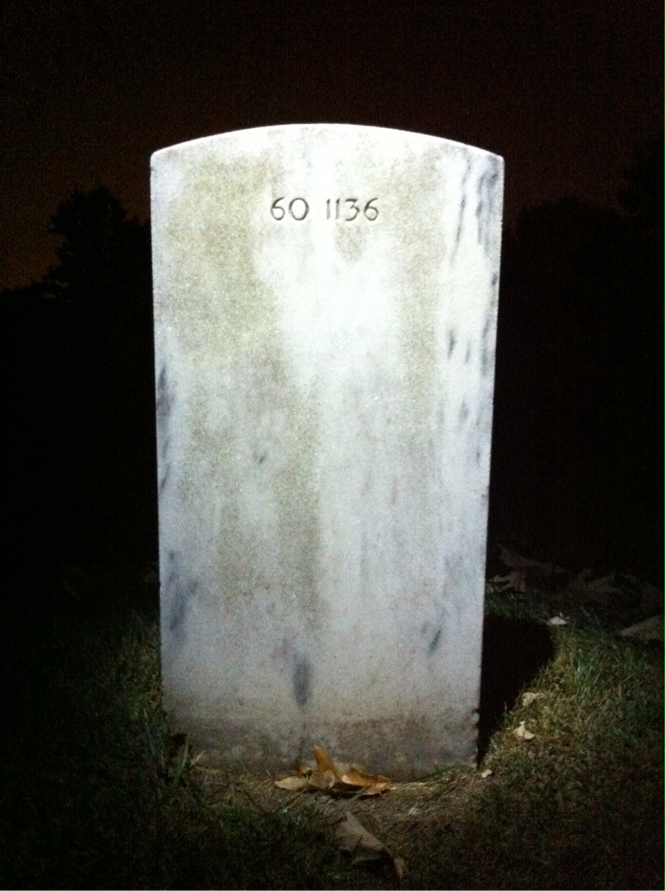 Back of headstone — William P Mavrikis