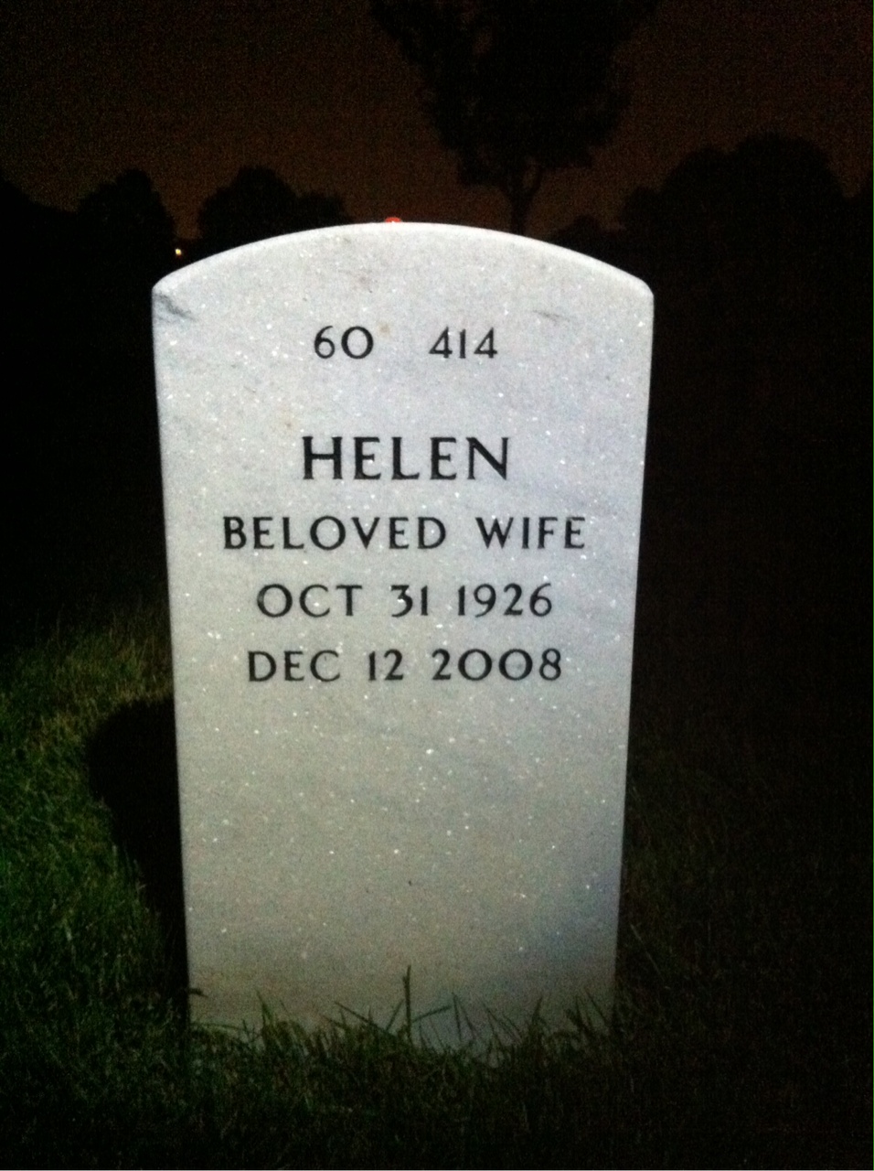 Back of headstone — Francis O'Malley
