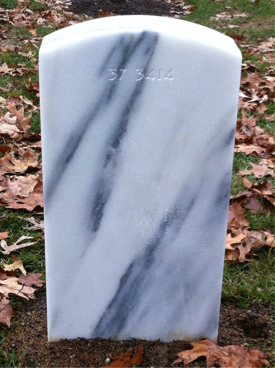Back of headstone — Charles Edward Letourneau