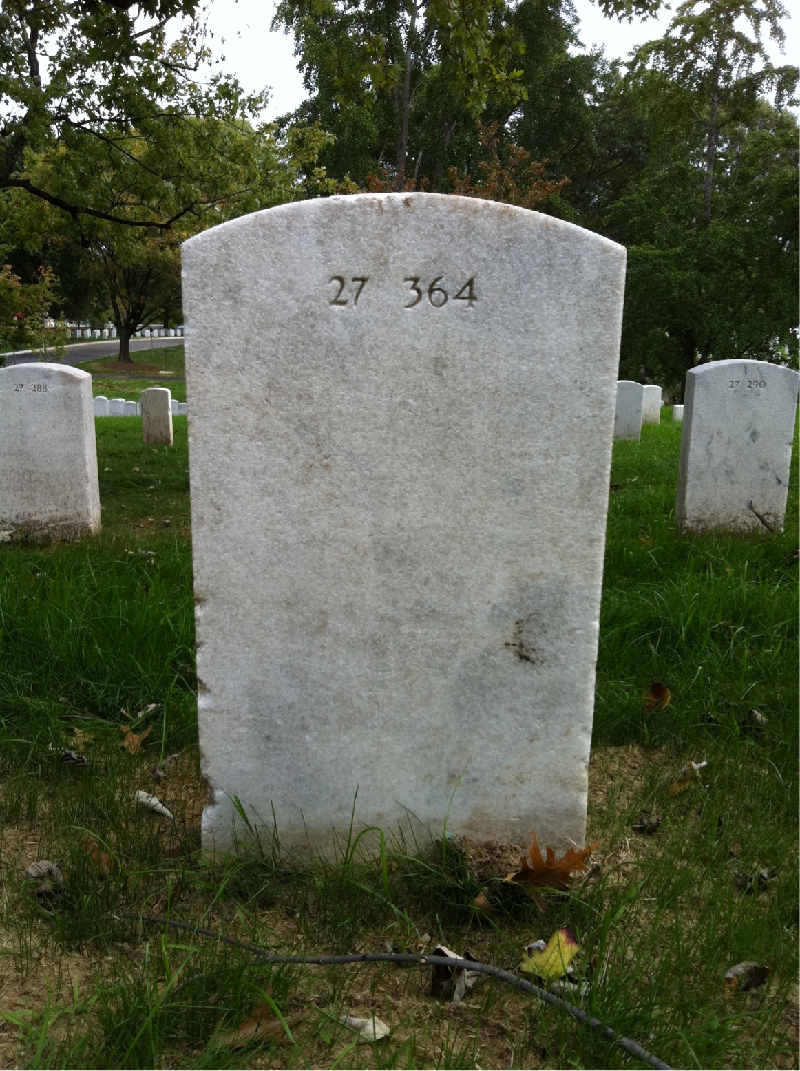 Back of headstone — Henry Conrad
