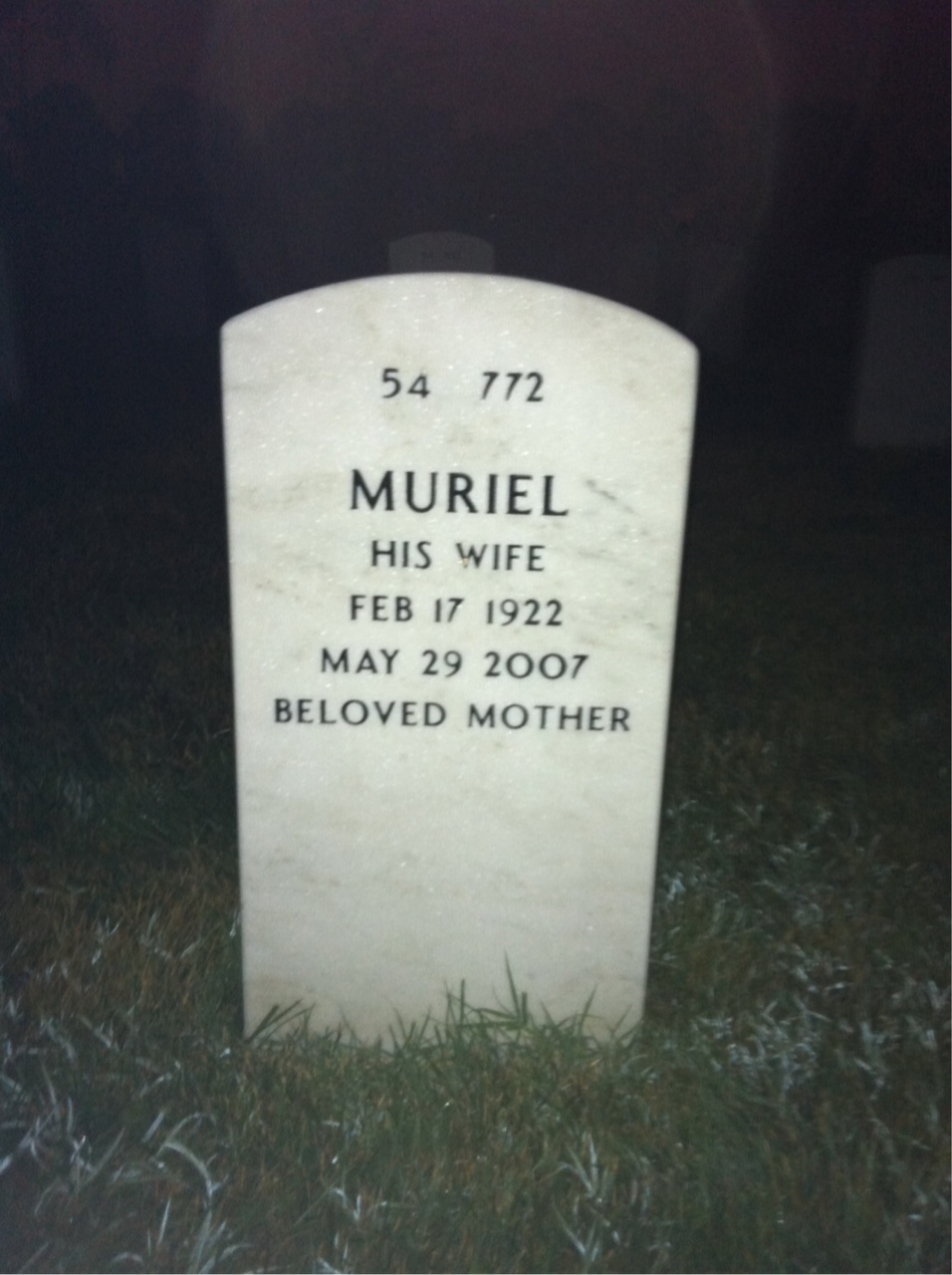 Back of headstone — John Clinton