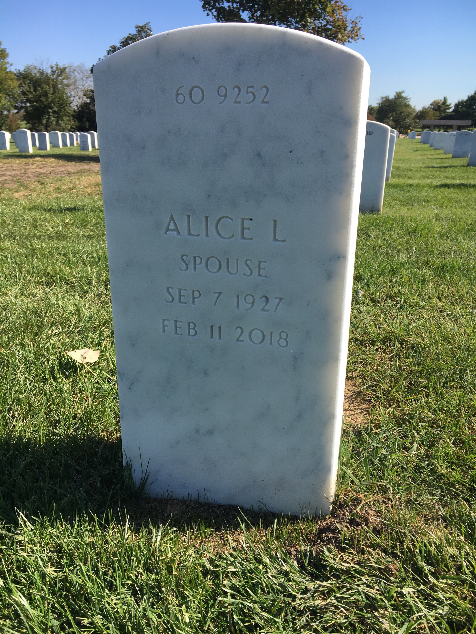 Back of headstone — Edward Wisniewski