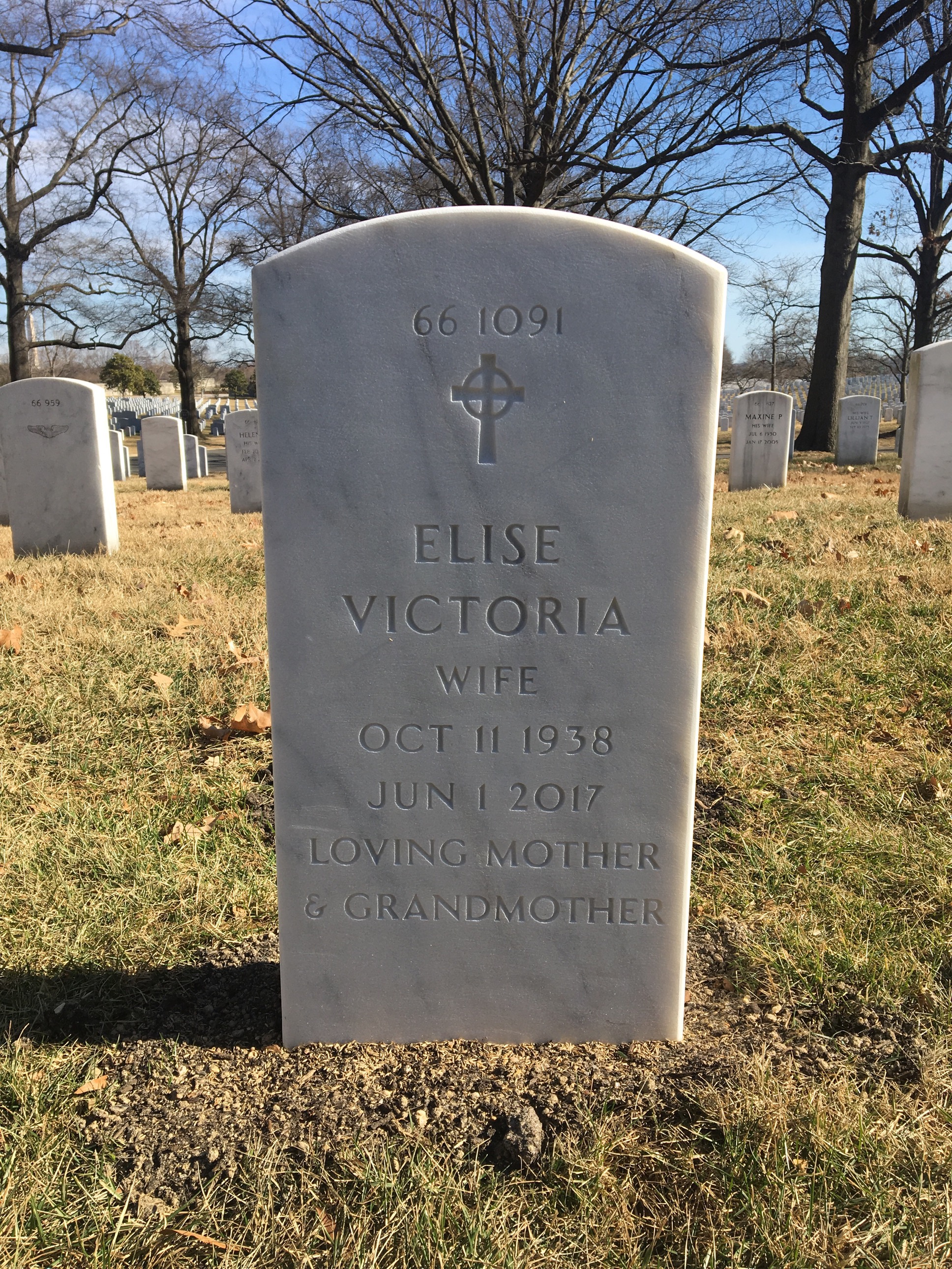 Back of headstone — Donald Kenney
