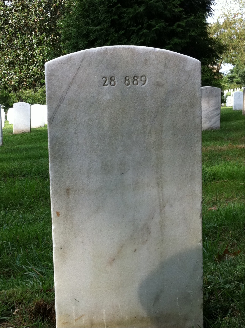Back of headstone — Ruth Aberson