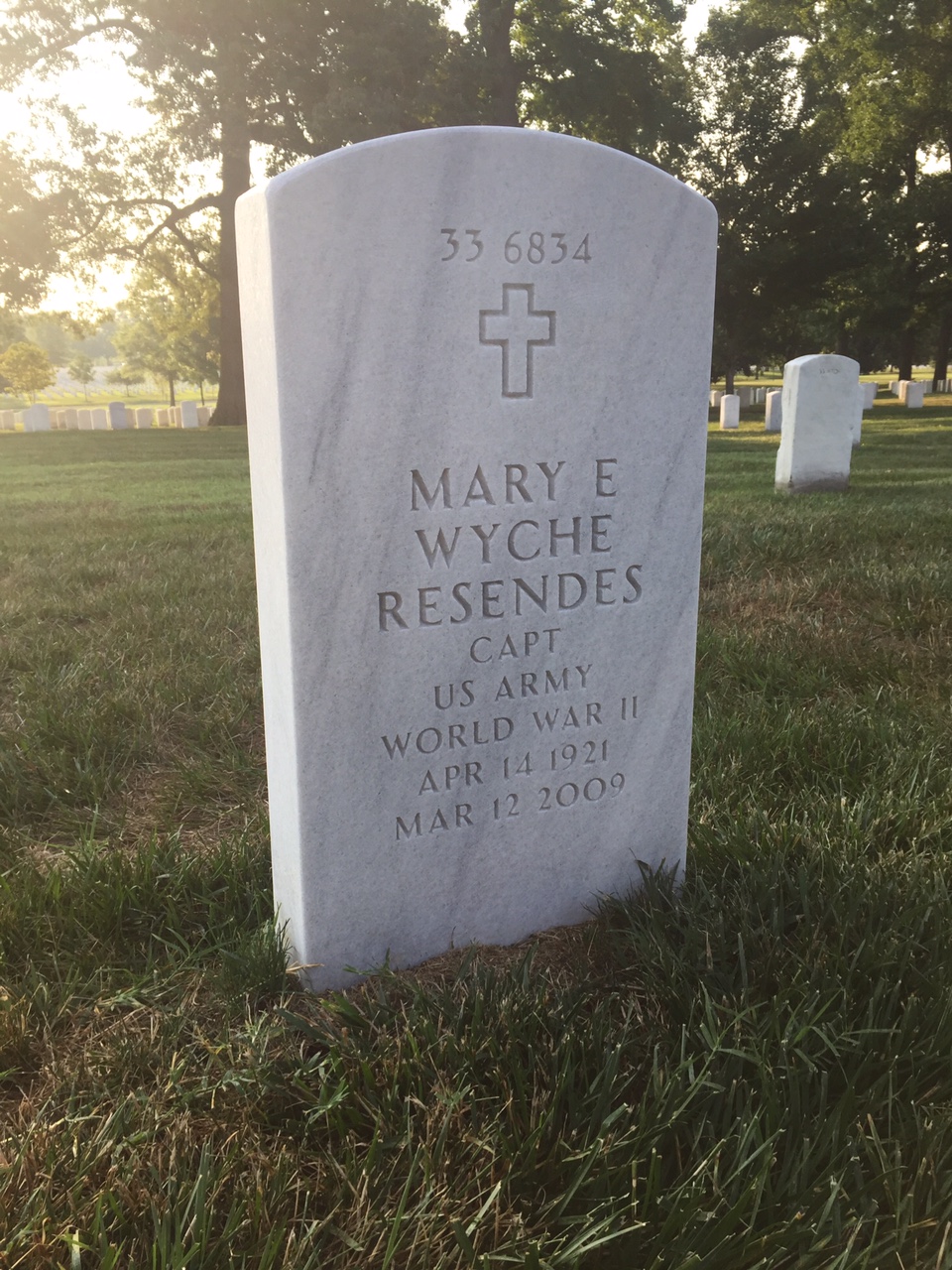 Back of headstone — Daniel Resendes