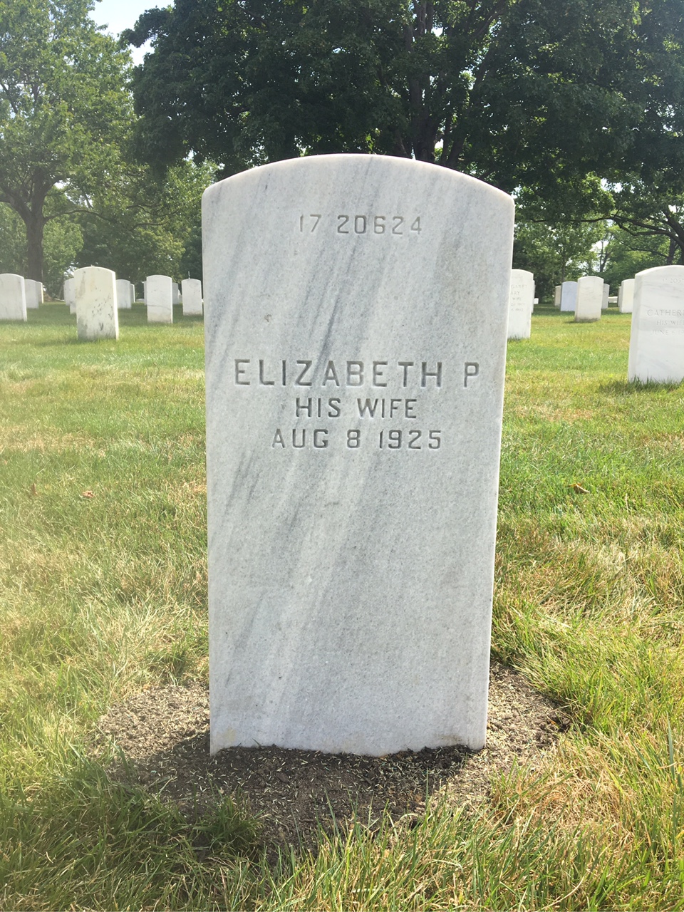 Back of headstone — James Anderson