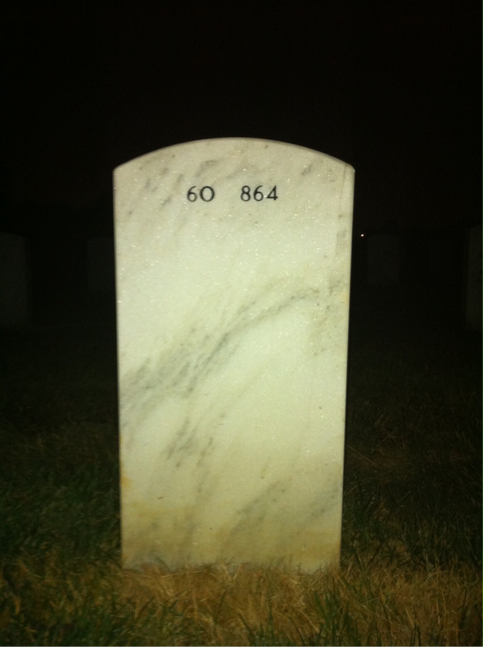 Back of headstone — Darrell Stokes