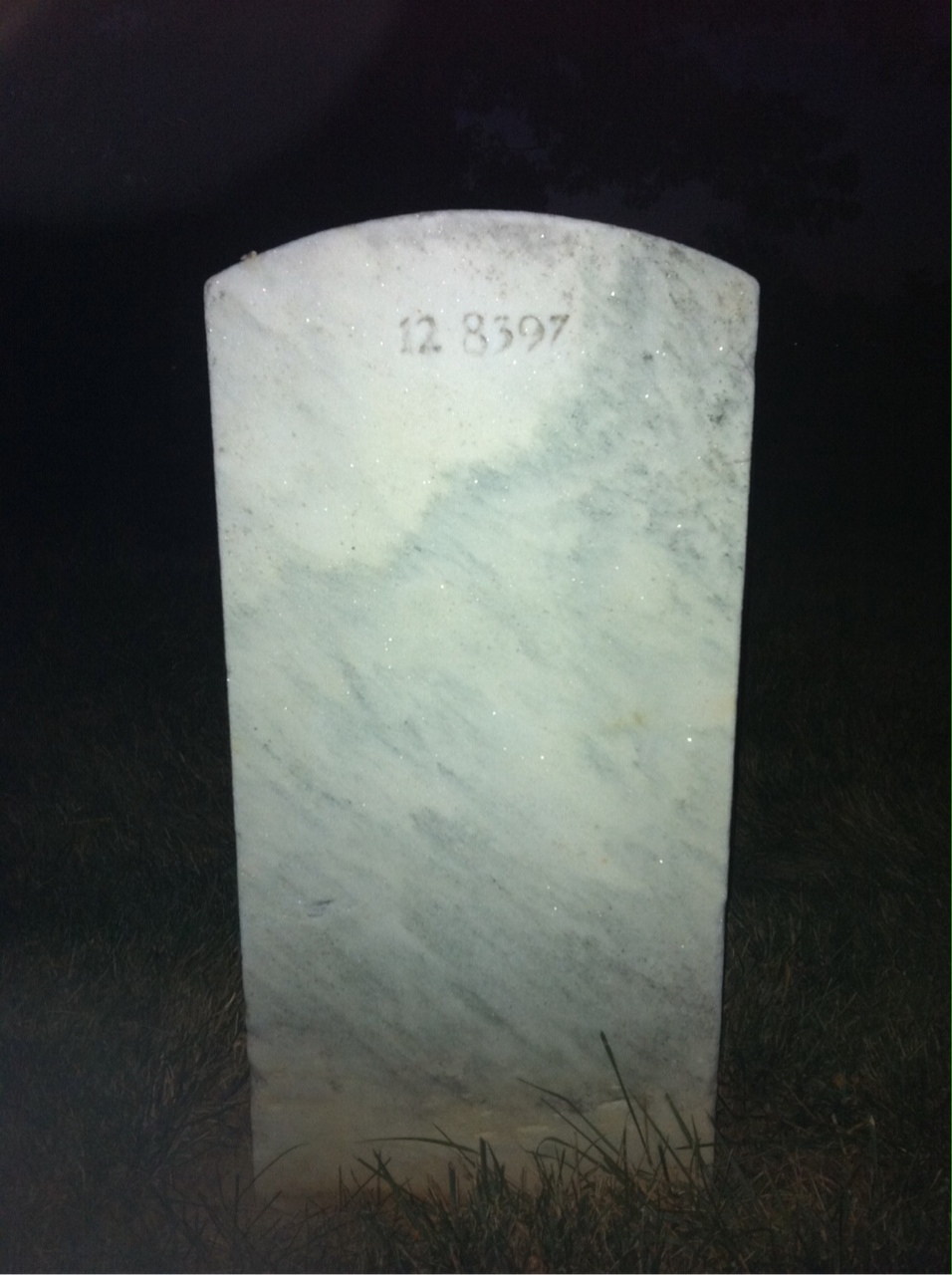 Back of headstone — Sarah Bennett