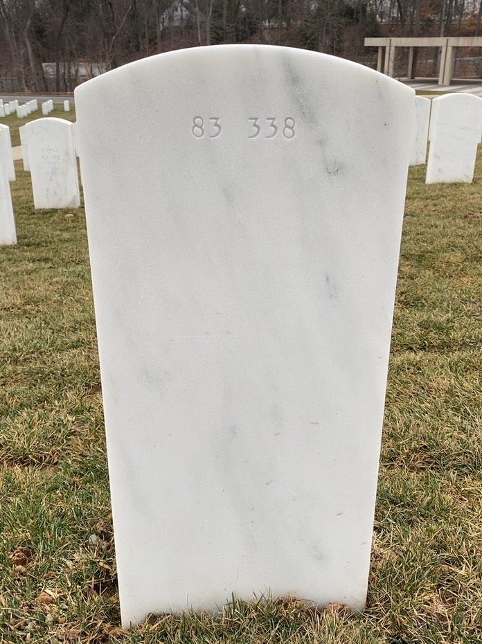 Back of headstone — Scott Rowan Mcguinness