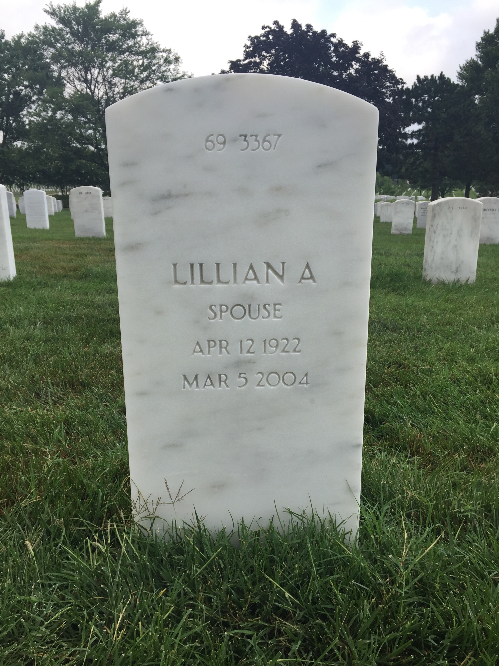 Back of headstone — Matthew Peplinski