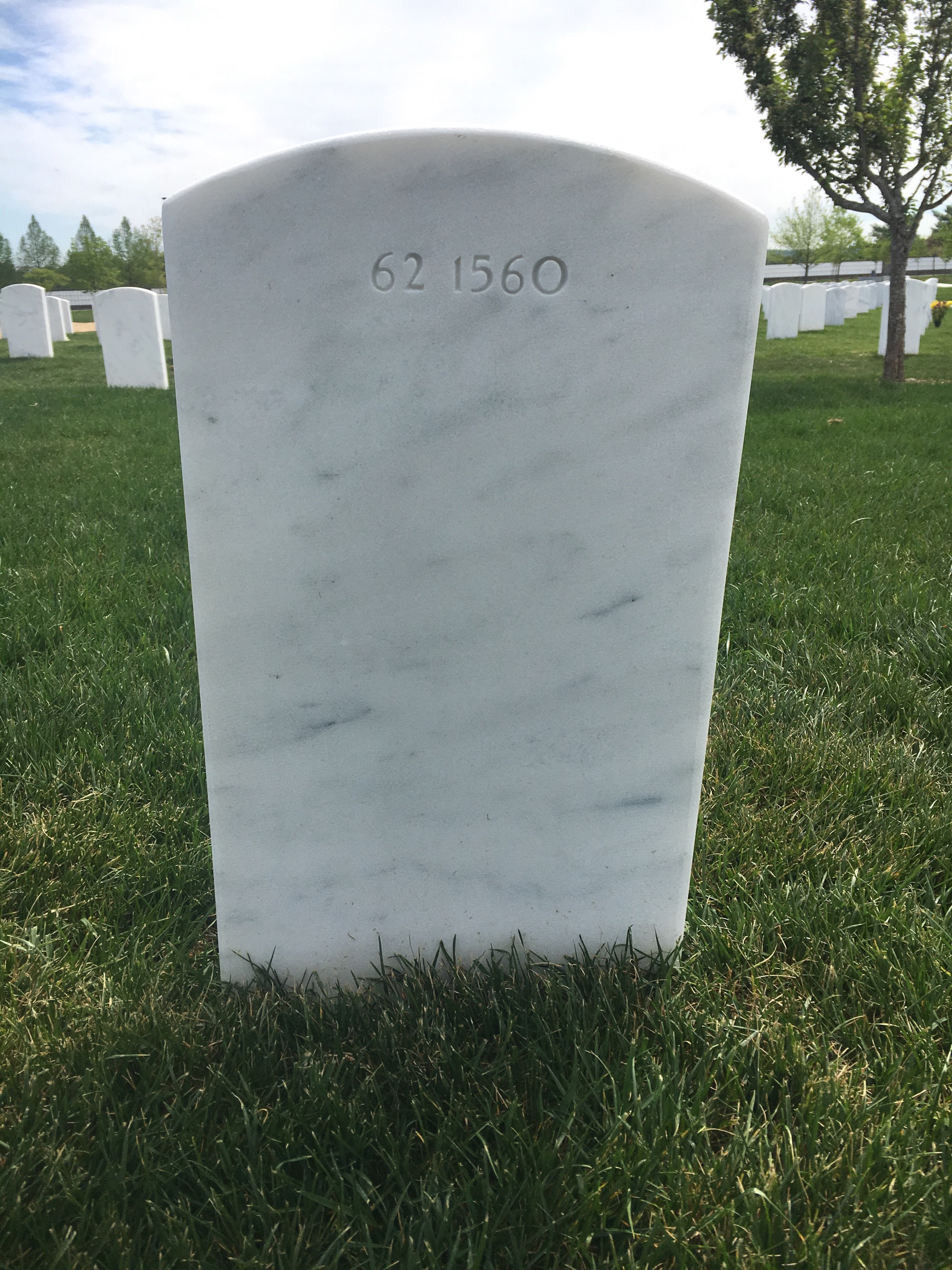 Back of headstone — William Gray Howze