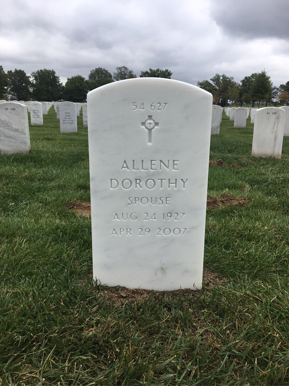 Back of headstone — Francis Byrne
