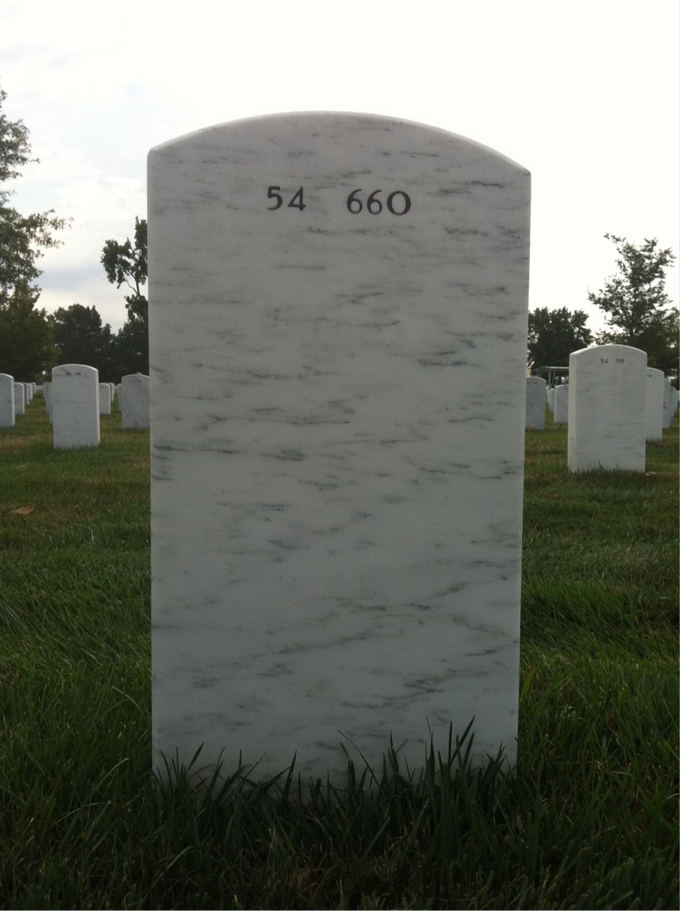 Back of headstone — John Duval