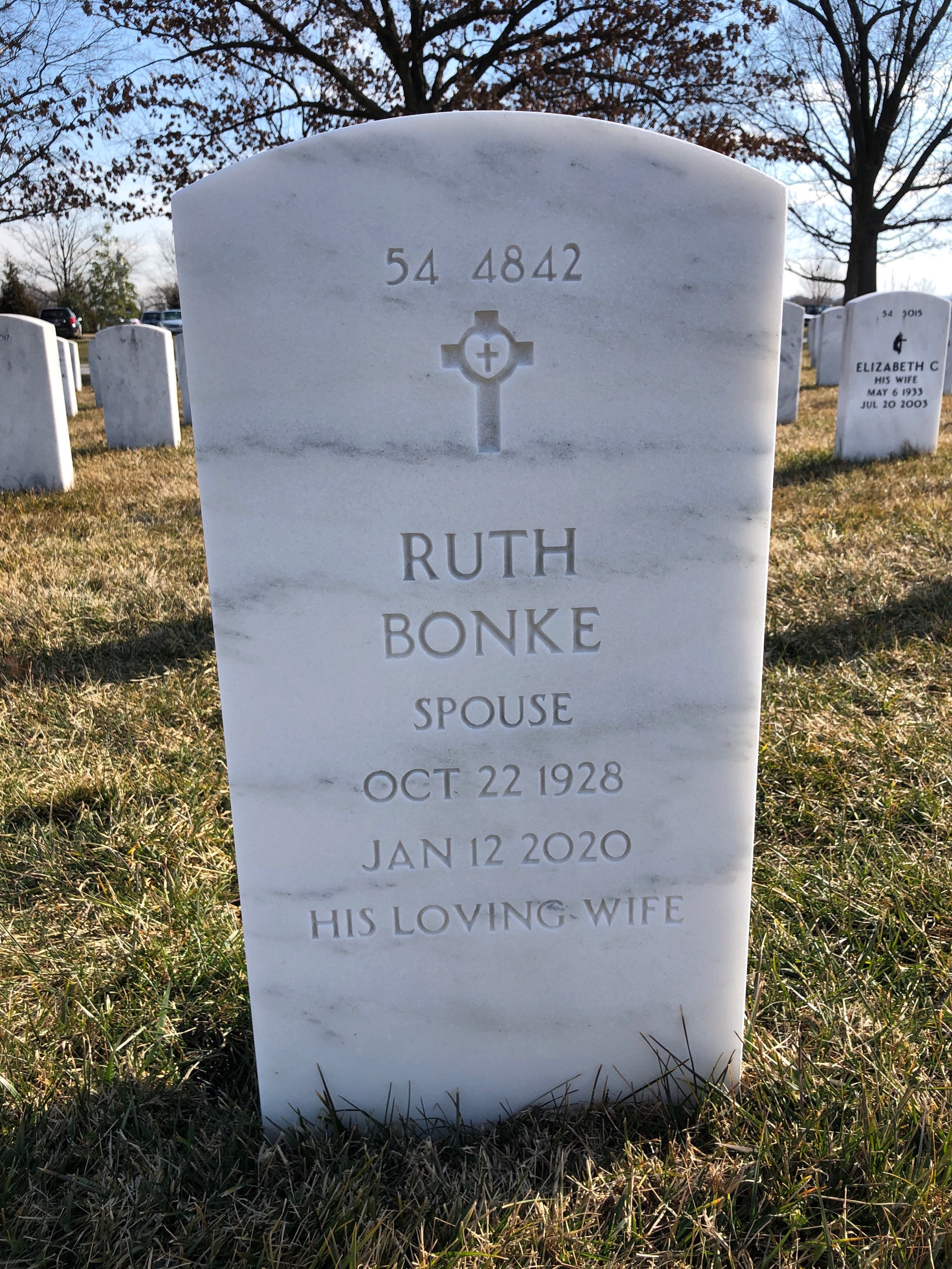 Back of headstone — Phillip Jespersen