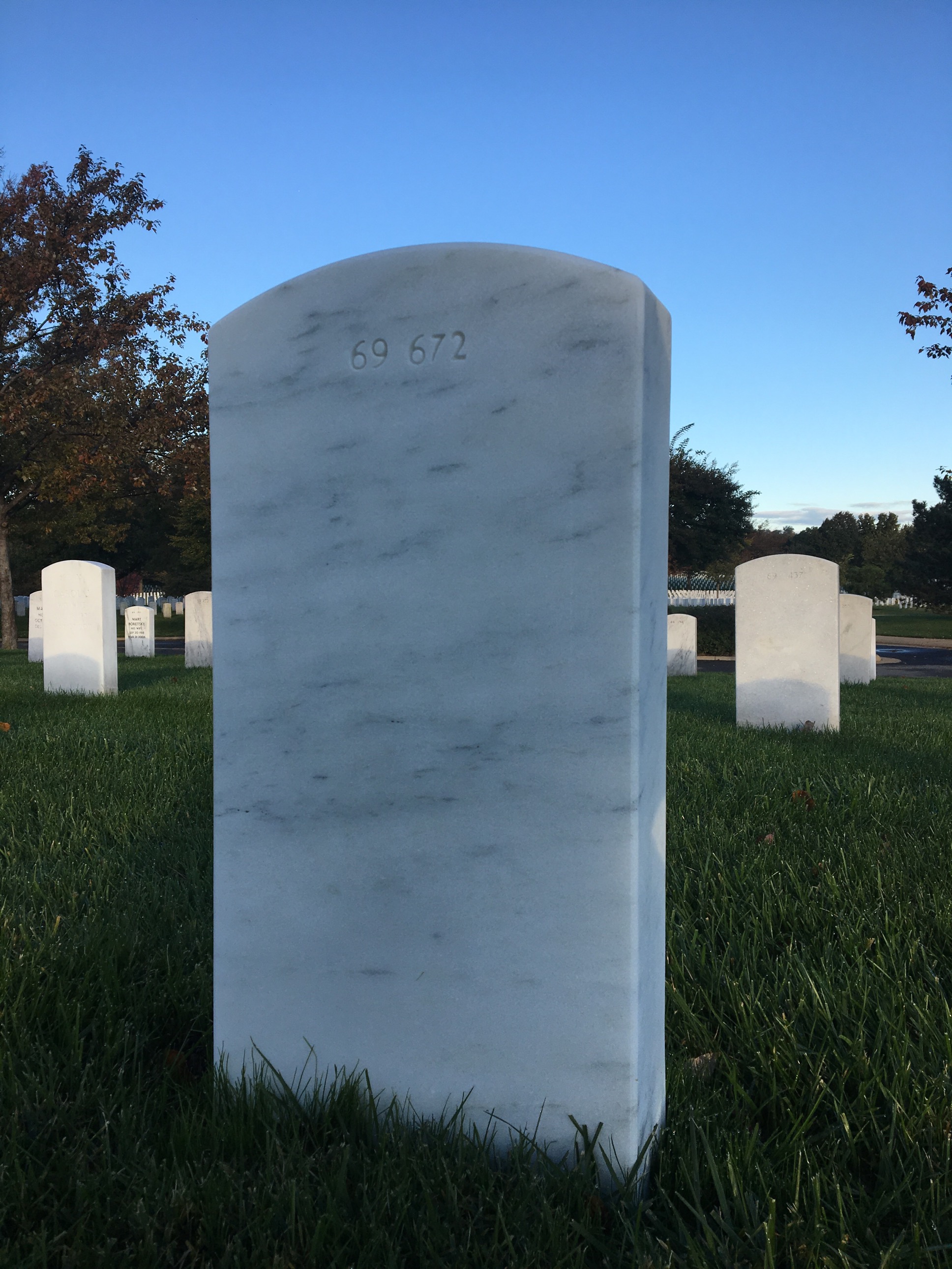 Back of headstone — Matthew Champagne