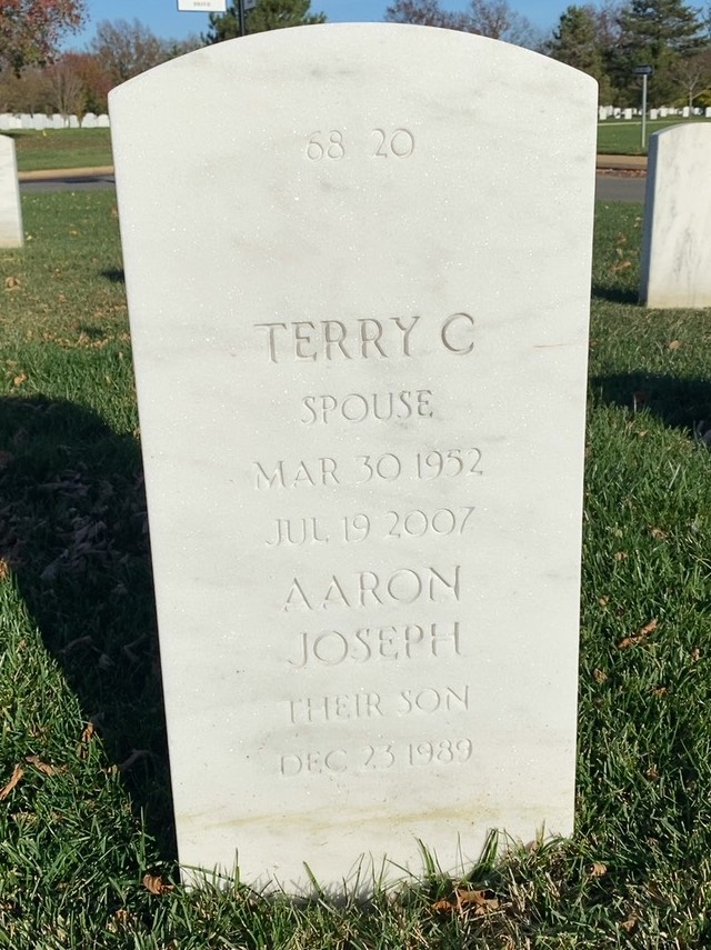 Back of headstone — Charles Wiseman