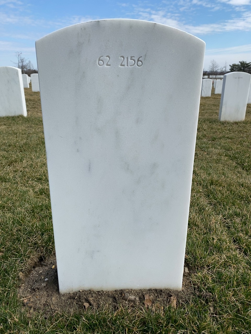 Back of headstone — Anna Morrill