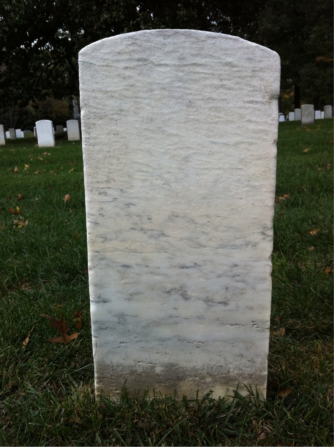 Back of headstone — Sidney Morse