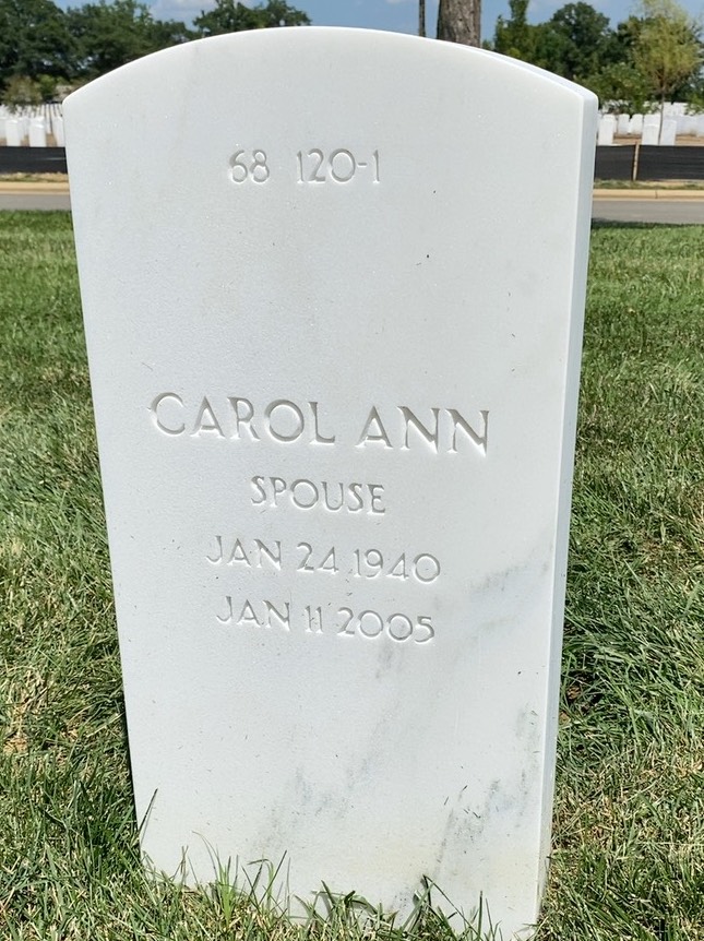 Back of headstone — John Goetz