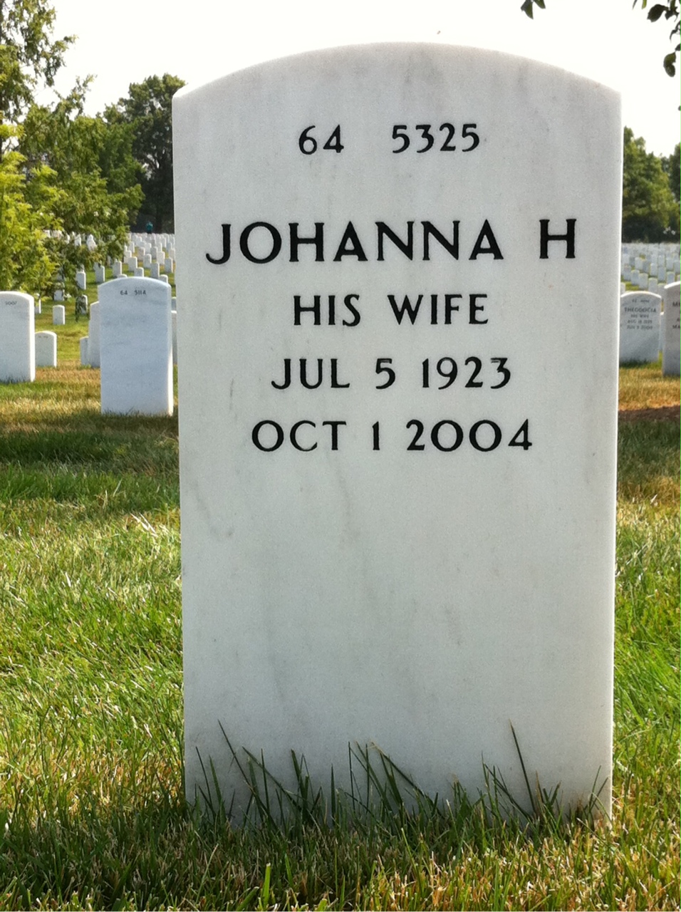 Back of headstone — Stephen Dzurek