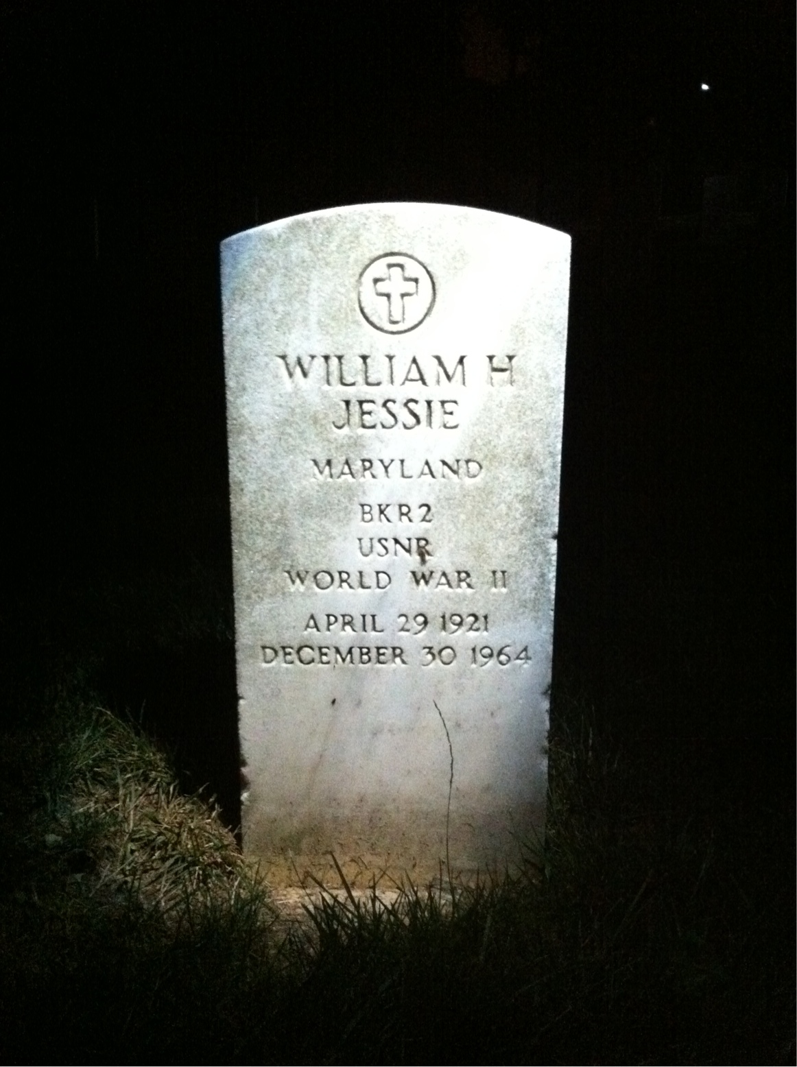 Headstone of William H. Jessie