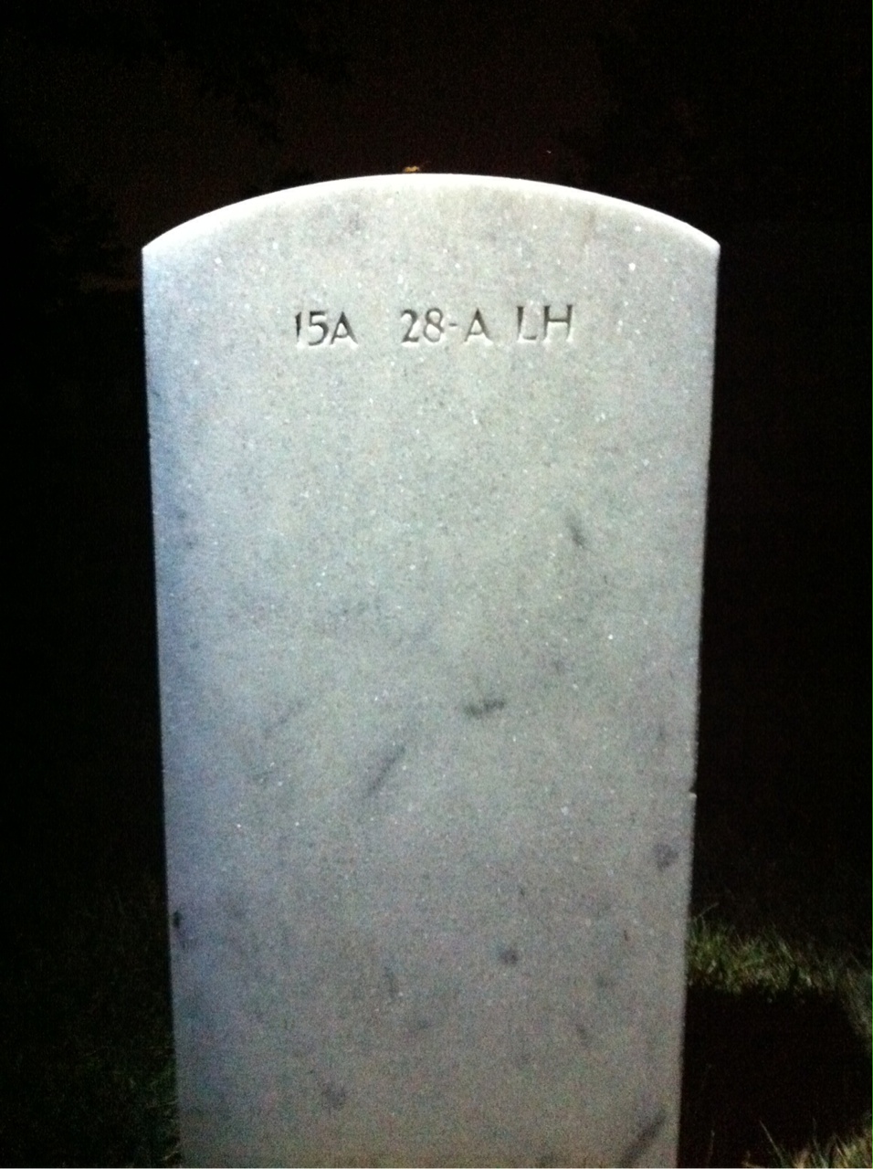 Back of headstone — Dorothy Berendsen