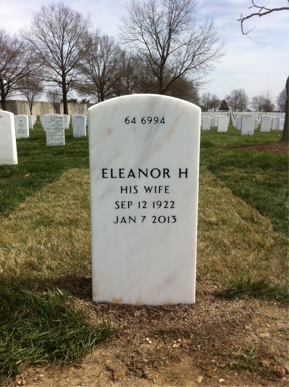 Back of headstone — Jacob Feagles