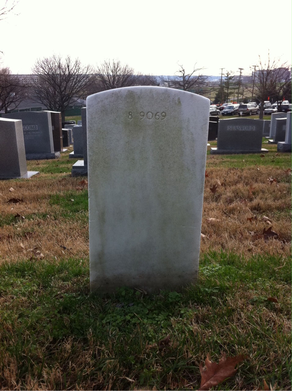 Back of headstone — Michael Murray