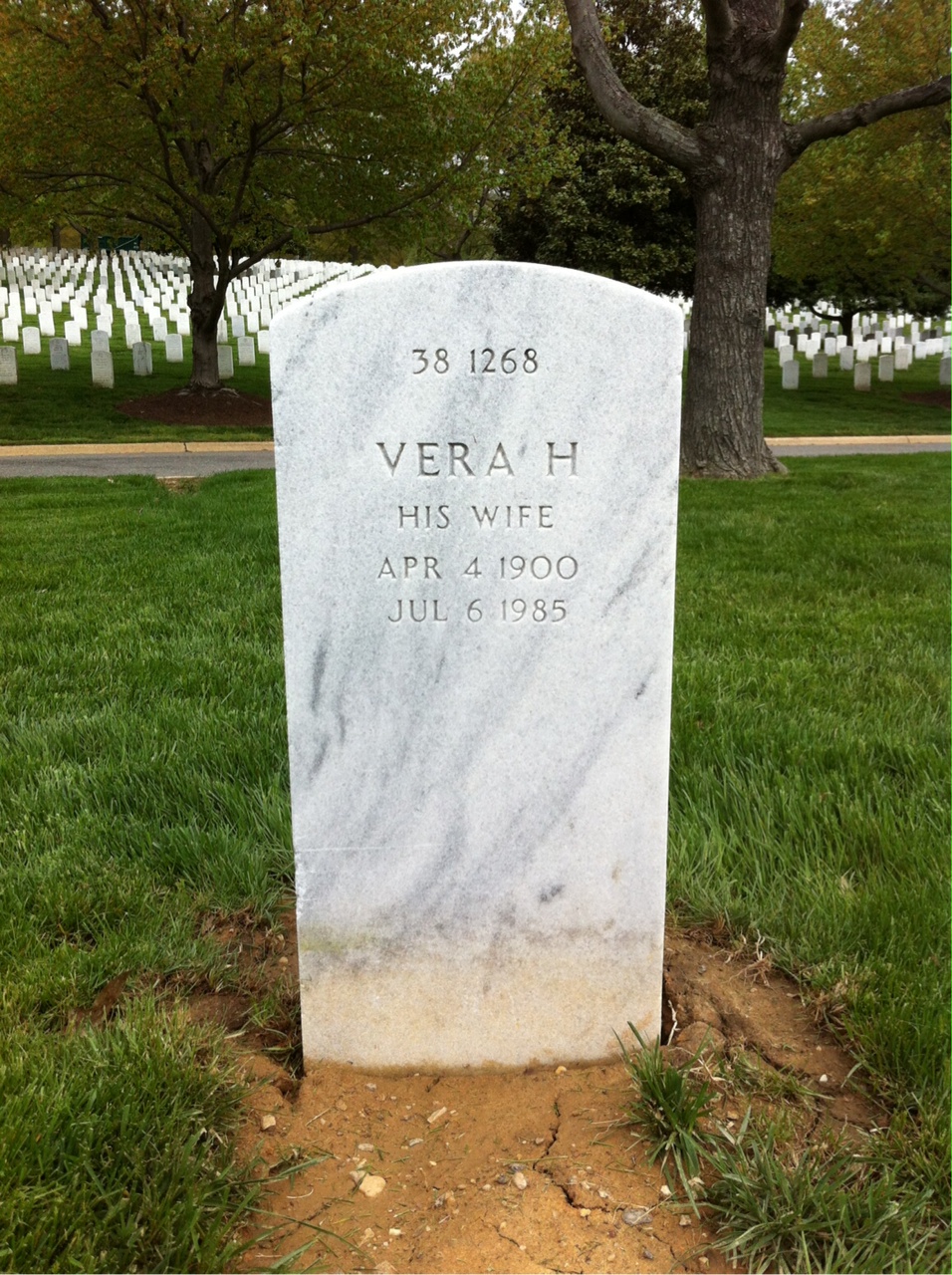 Back of headstone — Thane Mcgregory Durey