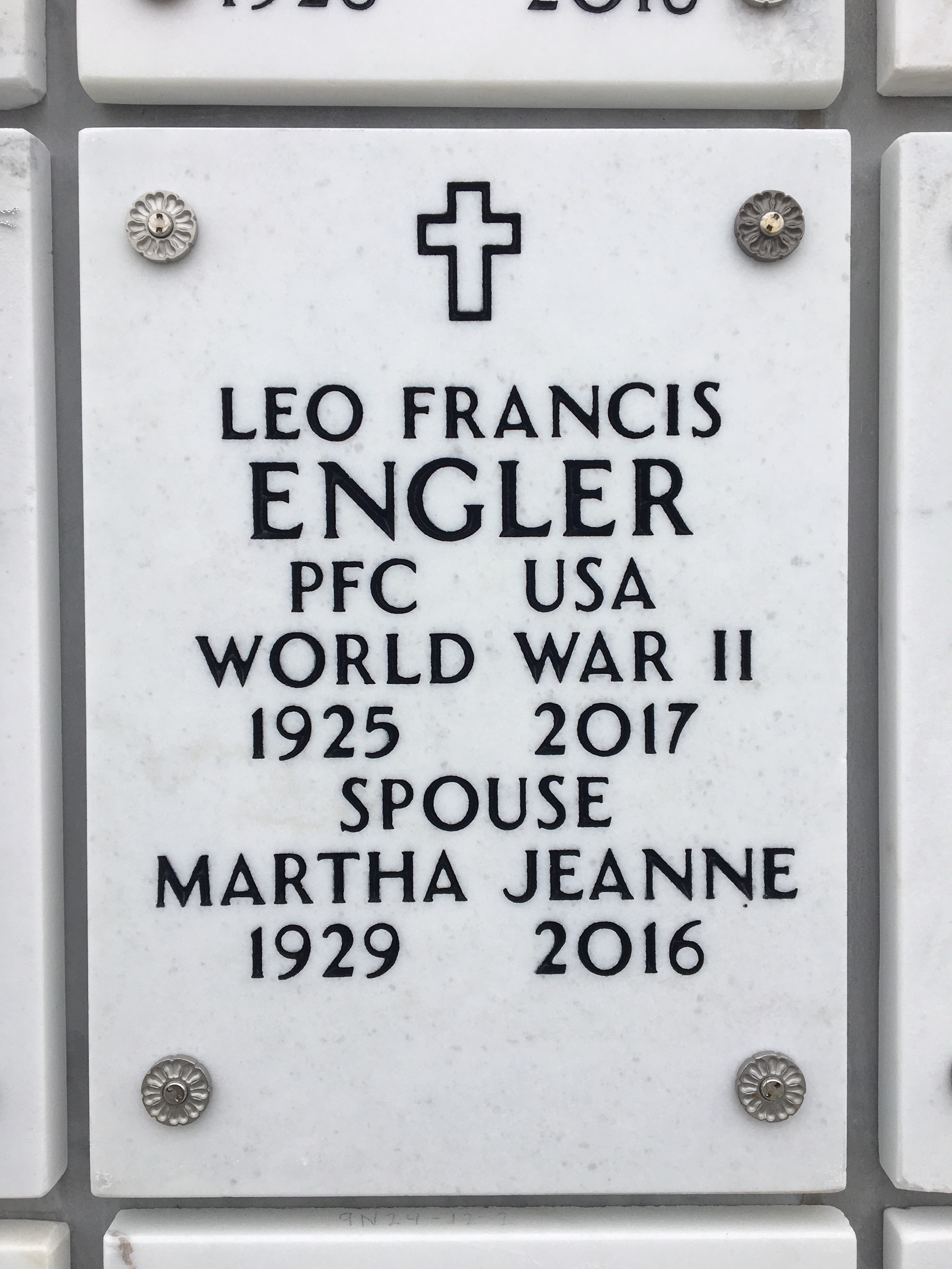 Leo F Engler