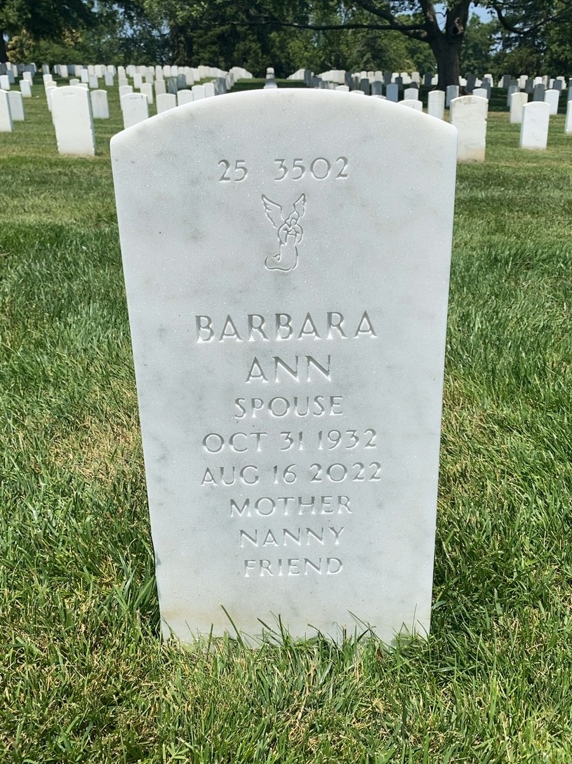Back of headstone — Clifford Smith