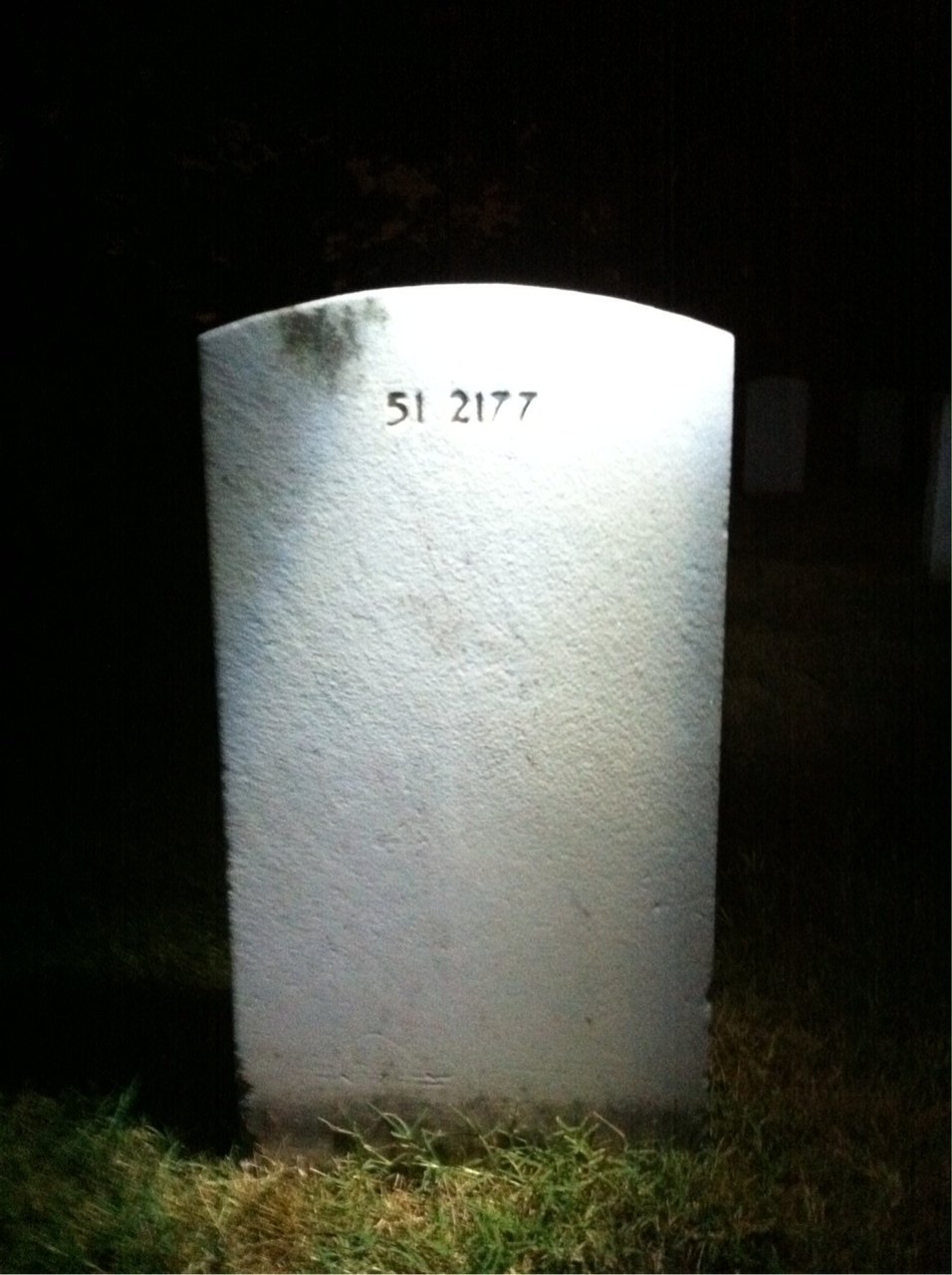 Back of headstone — Istvan Molnar