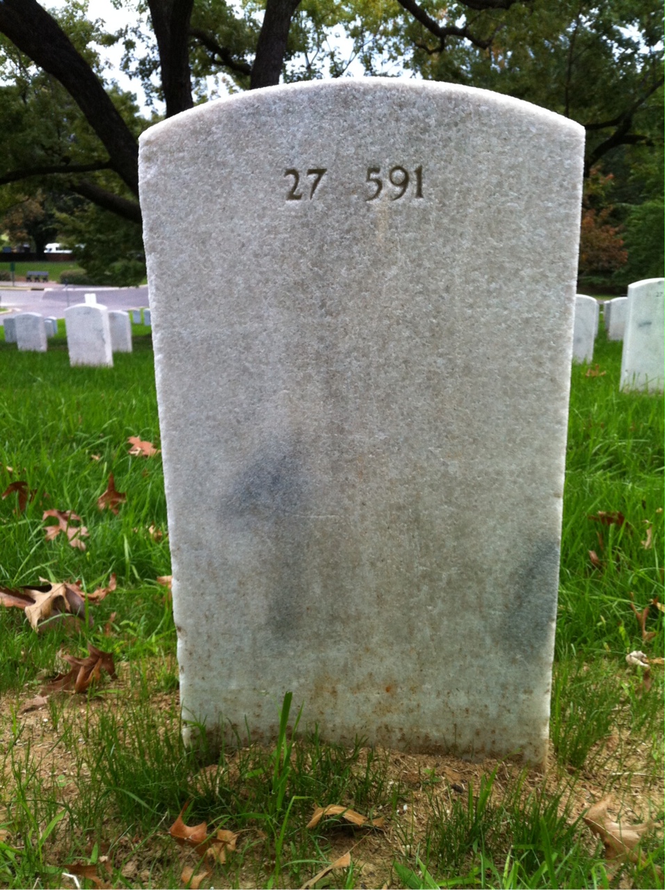 Back of headstone — Hamilton Cummins