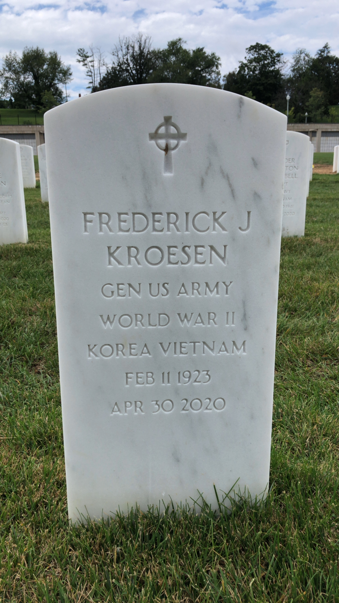 Frederick J Kroesen