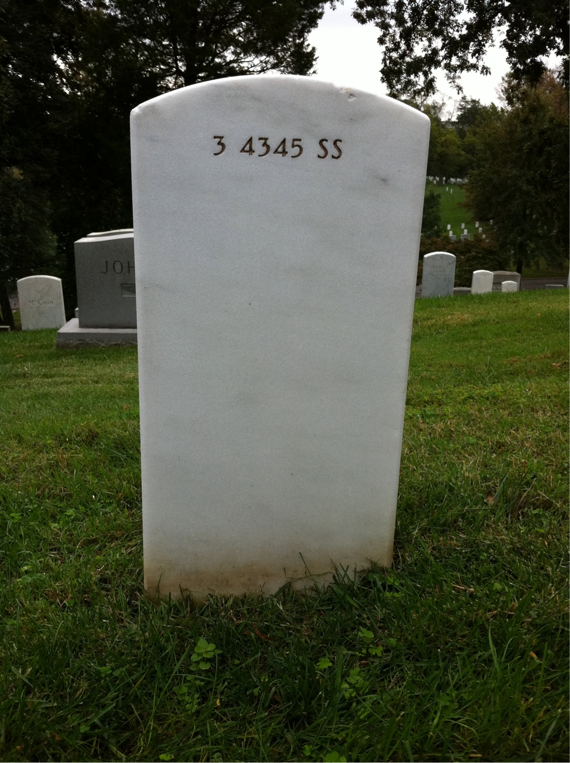 Headstone of Guy Castle