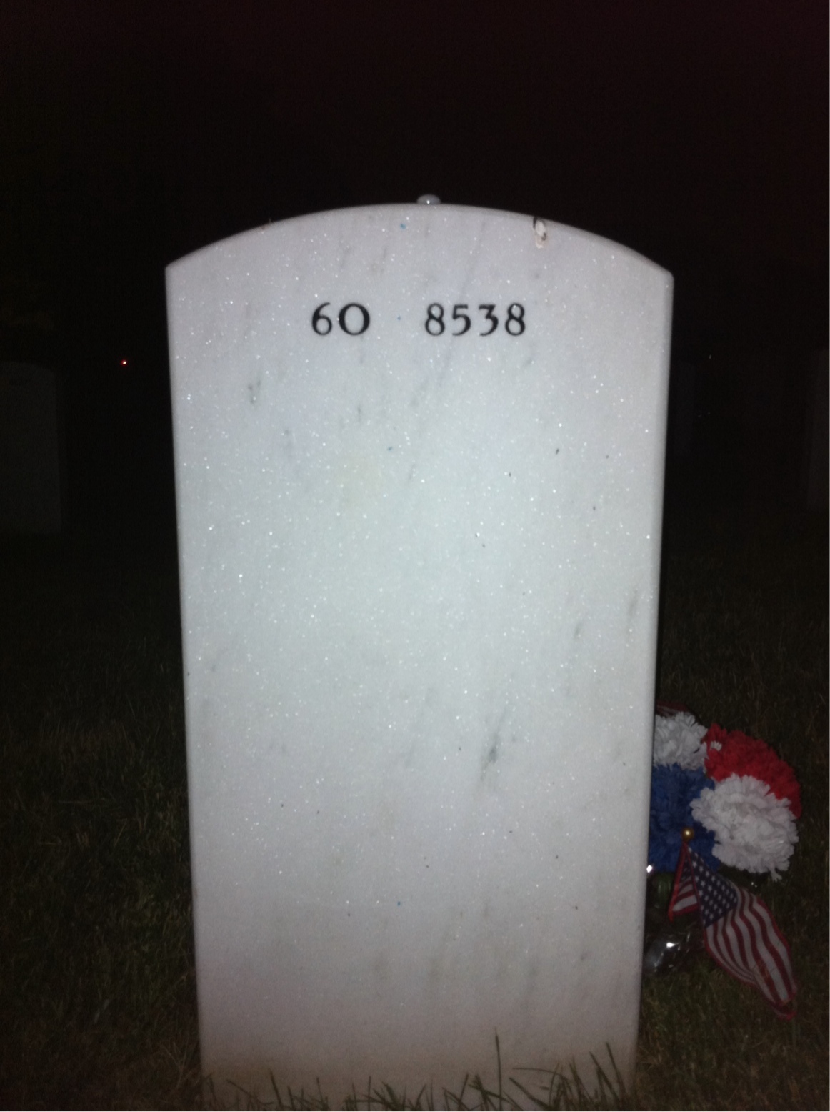 Back of headstone — John Quinlan