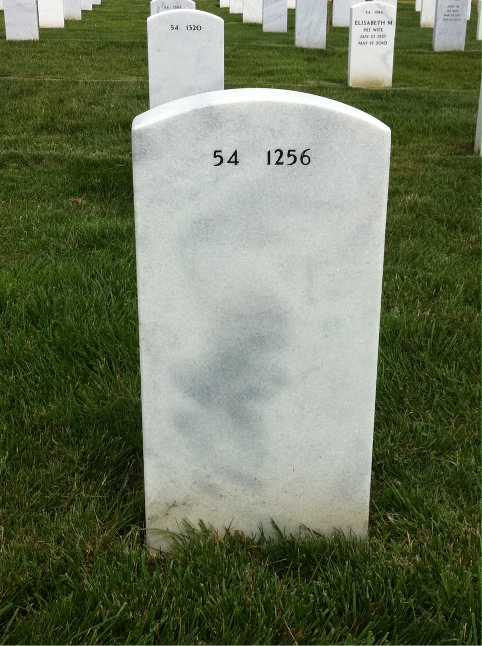 Back of headstone — Alfred Mckeithern