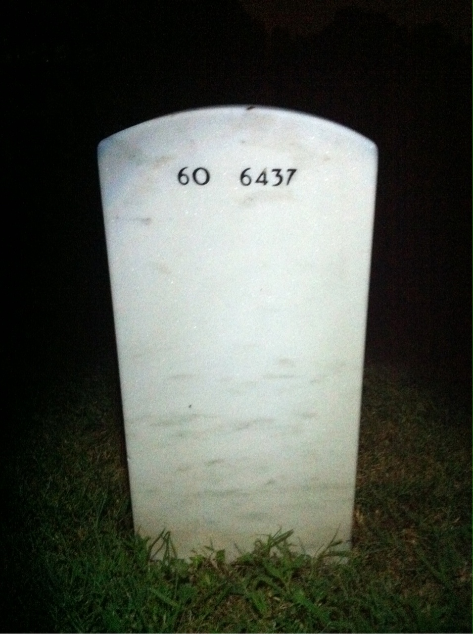 Back of headstone — Raymond Veltri
