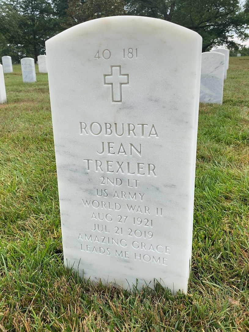Back of headstone — David Trexler