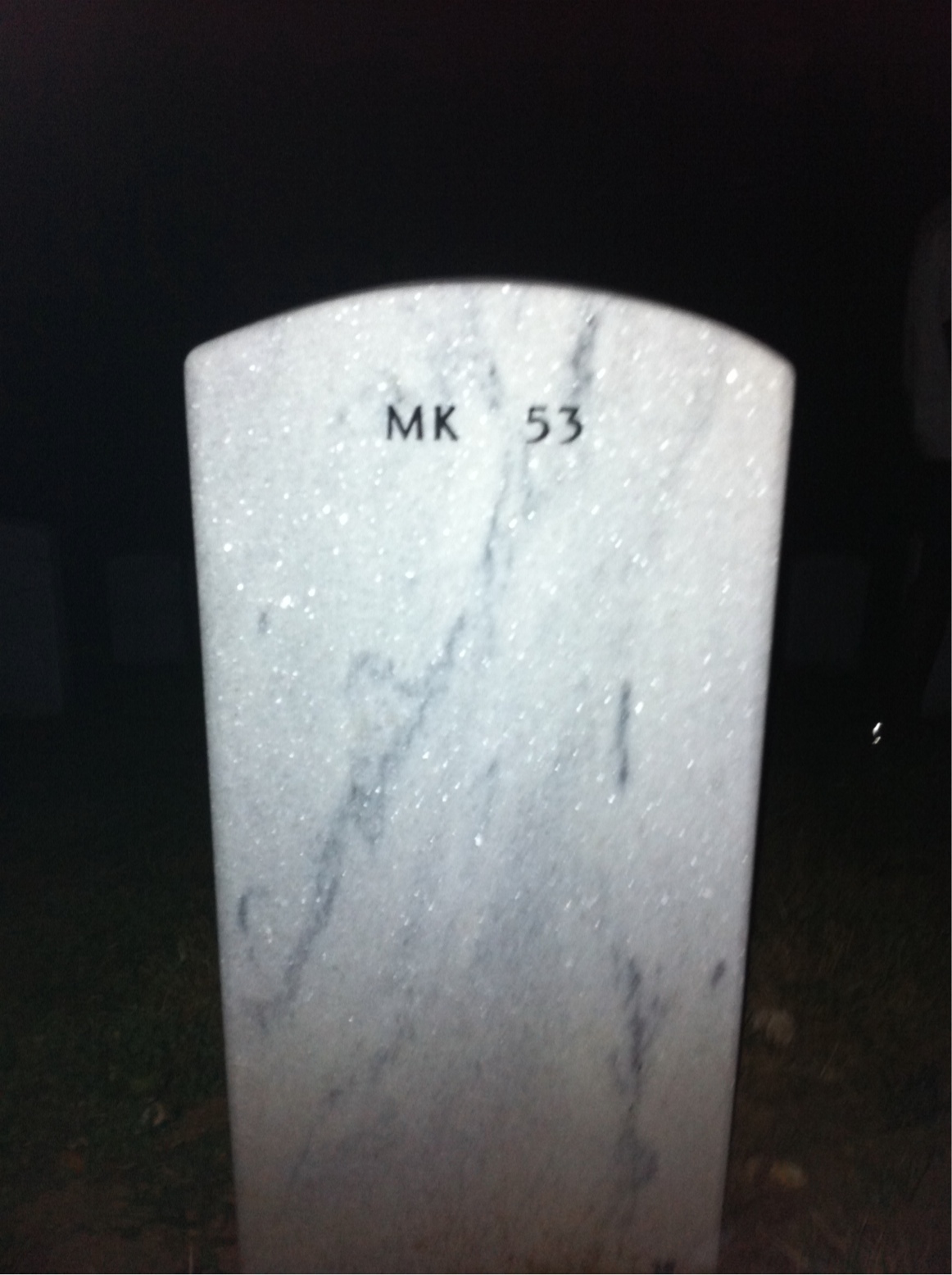 Back of headstone — Robert Delateur