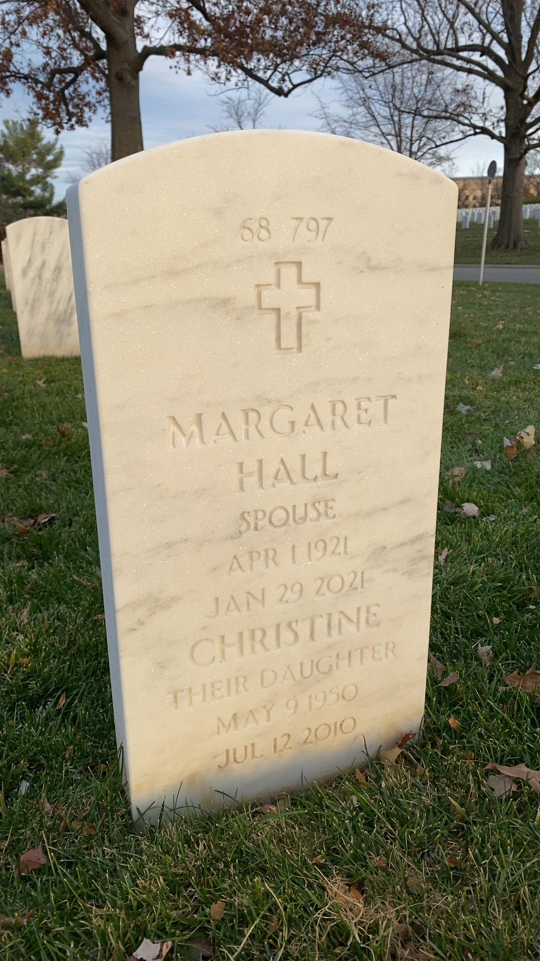Back of headstone — Robert Samuel