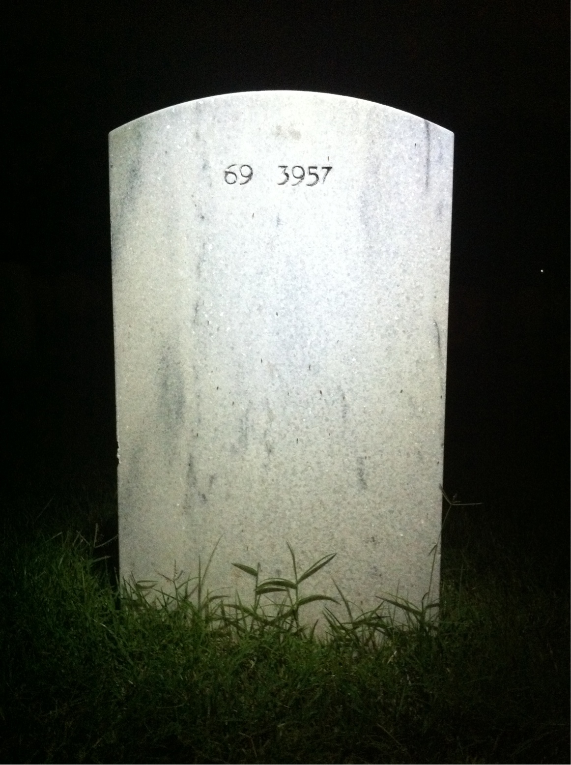 Back of headstone — Thomas Ryan