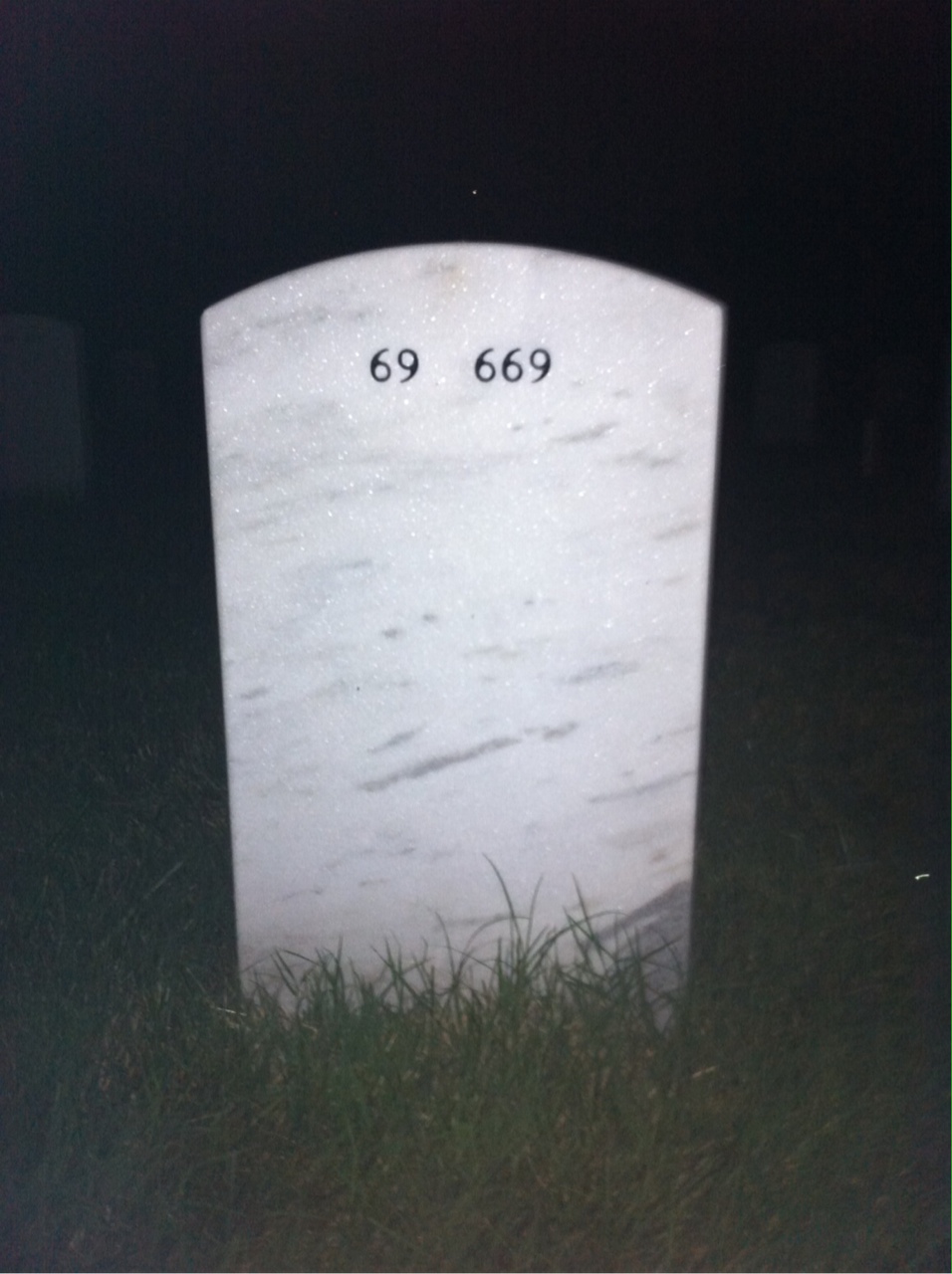 Back of headstone — Michael Boynton